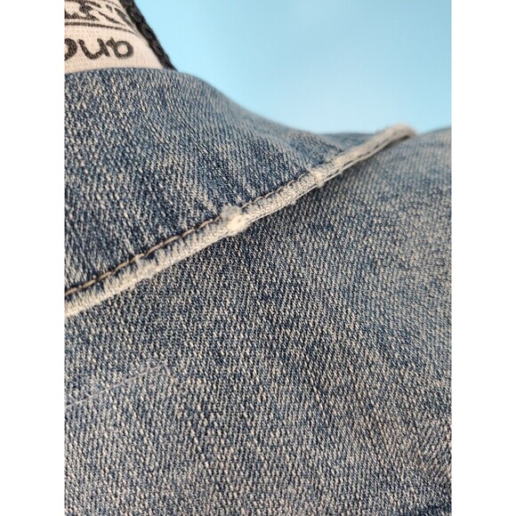 Lucky Brand Denim Jacket Sm Light Wash Tomboy Trucker  Flap Pockets Classic - Picture 7 of 16